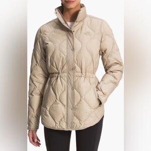 The North Face Westcliffe 600-Fill-Power Down Recycled Jacket in Flax
